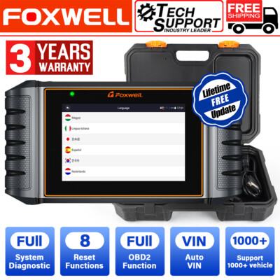 FOXWELL Car All System Scanner Diagnostic Tool Injector DPF ABS OBD2 Code Reader