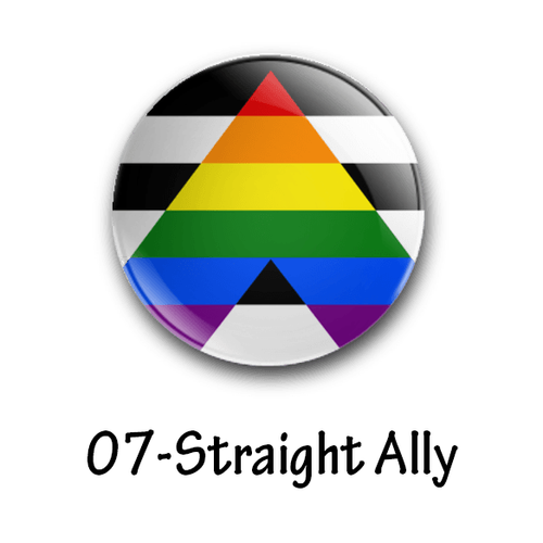 The Original LGBT/LGBTQIA+ 25mm/1 Inch Pride Flag Badges (81 To Choose From) Gay - Picture 8 of 82