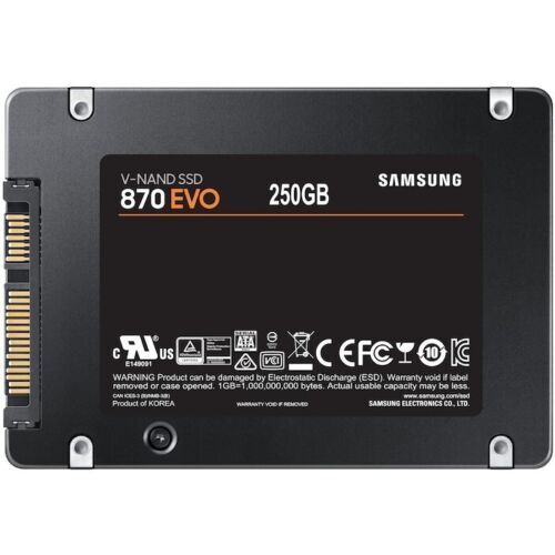 SAMSUNG SSD 2TB 1TB 500GB 250GB 870 EVO 2.5" SATA III Solid State Drive lot - Picture 7 of 13