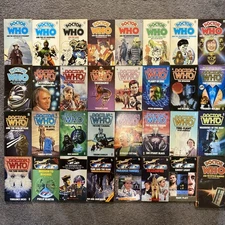 Lot of 32 Doctor Who Target Novelizations Paperback Books