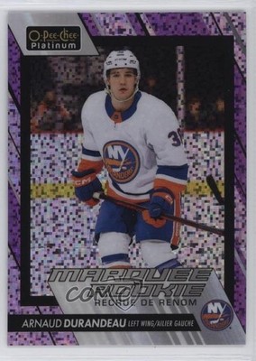 2023 O-Pee-Chee Platinum Violet Pixels /299 Arnaud Durandeau #206 Rookie RC 1b2x