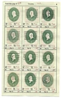 US Fancy Cancel Postal Stationery U311 12 Cut Squares Collection used Stamps