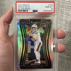 2024 PANINI SELECT SILVER PRIZM #379 DRAKE MAYE ROOKIE RC PSA 10 Patriots 🔥🔥