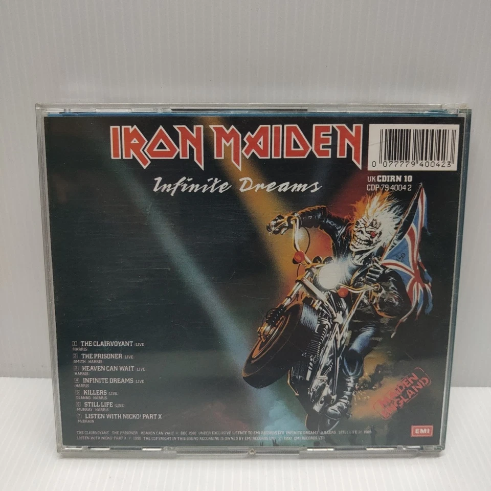 CD : Iron Maiden - The clairvoyant / Infinite dreams UK 1990 EMI Free Postage  - Image 2 of 4