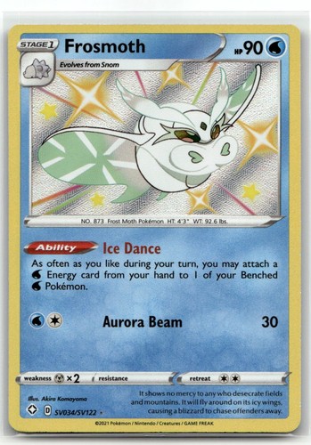 Frosmoth SV034/SV122 Shiny Holo Rare Shining Fates: Shiny Vault
