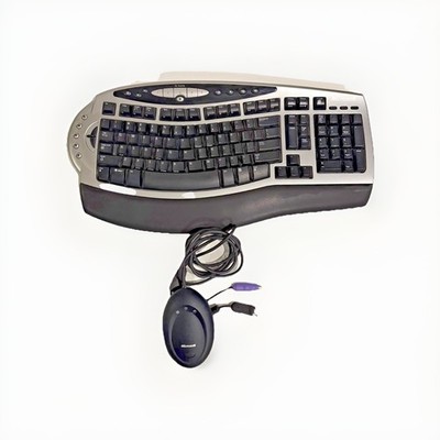 Microsoft Wireless Comfort Keyboard 1.0A Model 1045 with Original 3.0A Receiver