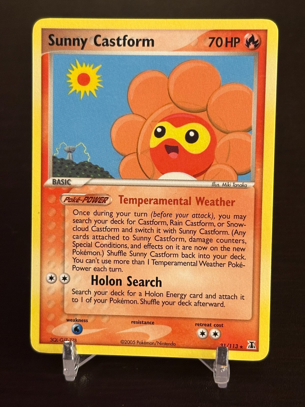 Pokemon Sunny Castform 31/113 ex Delta Species Rare NM