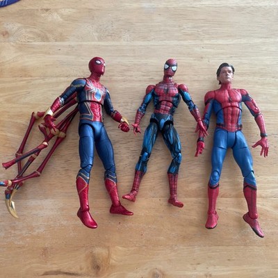 Mafex Spider-Man No. 108 Comic Paint Medicom Toy Marvel Lot Tom Holland X3