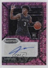 2021 Panini Prizm Draft Picks Pink Circles 15/20 David Duke Jr #SS-DDU Auto 1gx0