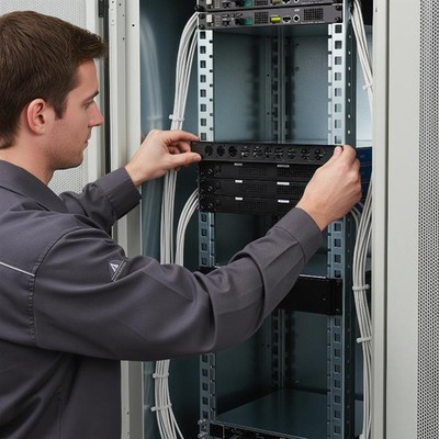 1U Rack Patch Panel 4 8 12 16 Weg Kanal Flugfall Haltung für XLR Stecker