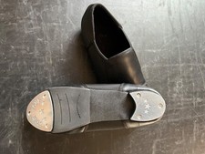 Star Tone Black Tap Dance Shoes, Size 8 M
