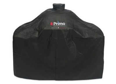 Primo PG00417 Grill Cover for Primo LG or XL Oval GrillHead in Cart w/Island Top