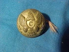 Orig CIVIL WAR Union BRASS CAVALRY Uniform BUTTON 7/8"