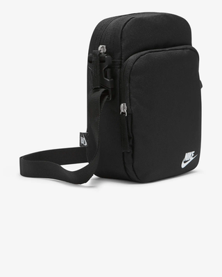 Nike Heritage Crossbody Bag Black Unisex Small 4L Shoulder Sling