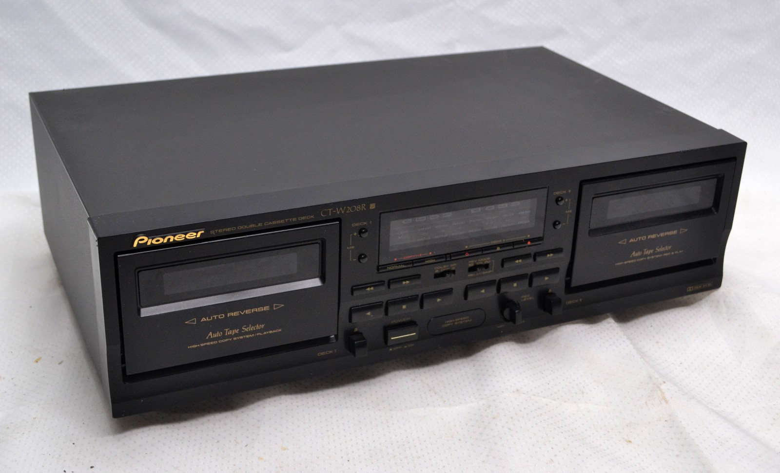 Pioneer CT-W208R Stereo Dual Cassette Deck - Parts/Repair