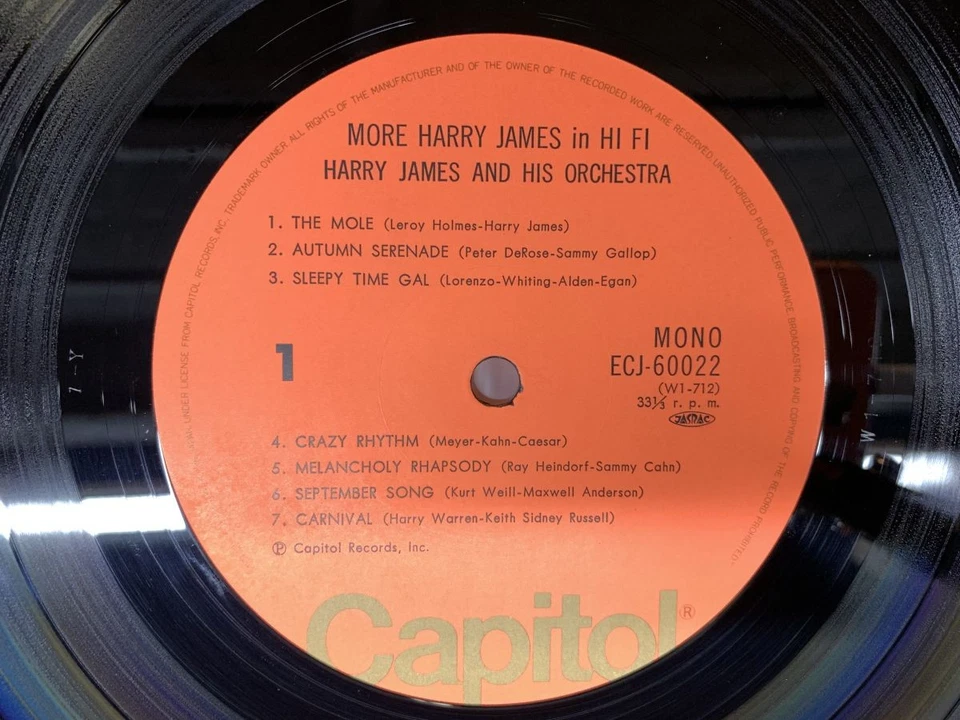 Harry James More Harry James In Hi Fi Japan LP OBI [58280ER] - Image 2 of 2
