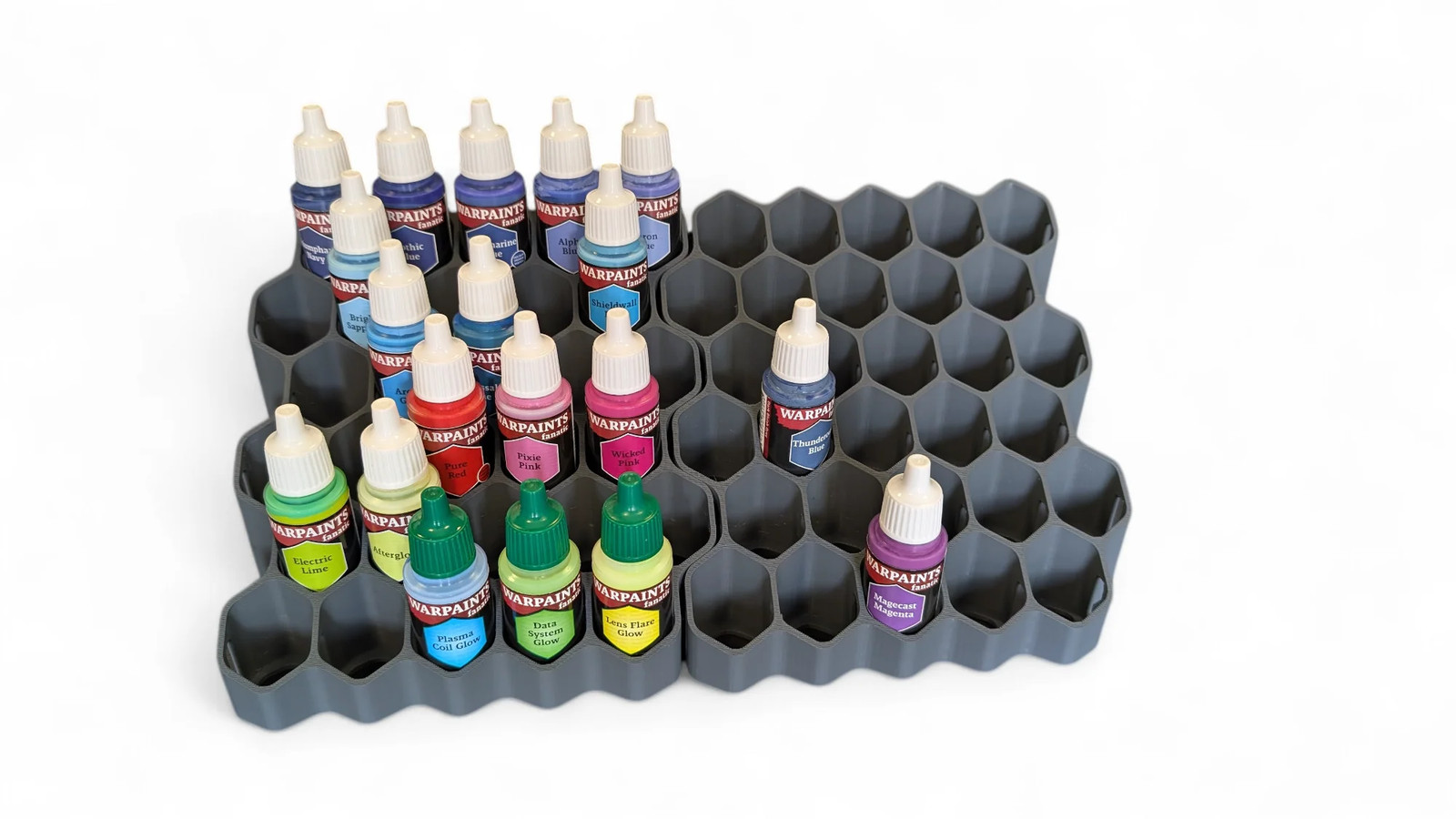 Ultimate Interlocking Paint Station for 18ml Paints (Army Painter/AK/AMMO/Vallej