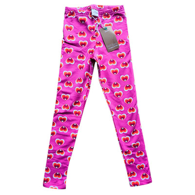 Fred's World by Green Cotton Mädchen Heart Leggings Gr 122 Pink Herzen NEU