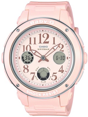 Unused CASIO BABY-G BGA-150EF-4BJF Pink Shock-Resistant Women's Watch in Box