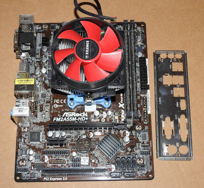 ASRock FM2A55M-HD+ Mainboard Motherboard Bundle 8GB RAM AMD A10-5700