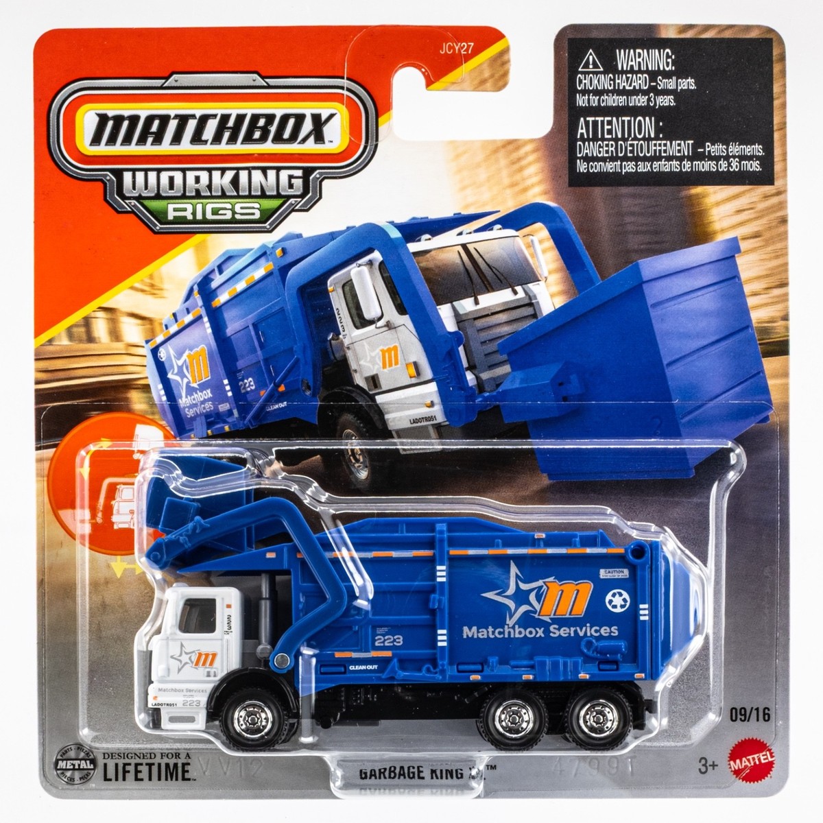 2025 Matchbox Working Rigs Mix 4 | 4 Vehicle Set | GMC | Garbage