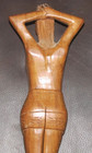 Vintage Hand-Carved Wood Nutcracker - Nude Tiki Polynesian Woman Hawaiian Hawaii — photo 6