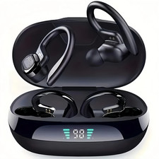 Wireless Bluetooth 5.3 Headset TWS Earphones Ear Hook Earbuds Stereo Headphones