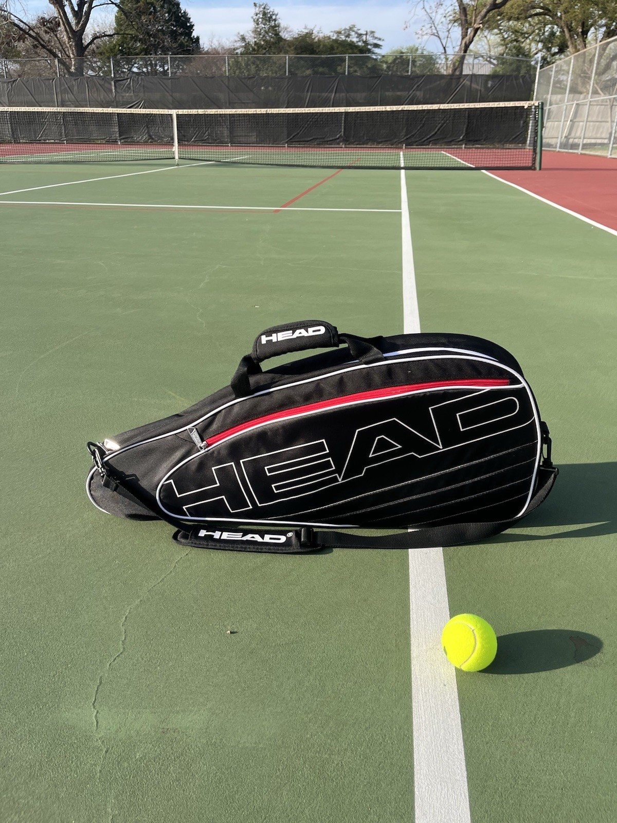 HEAD Elite Pro Tennis Racquet Shoulder Bag Adjustable Strap 4 Pack