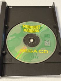 Midnight Raiders Sega CD, 1994 W/reg Card Tested Authentic