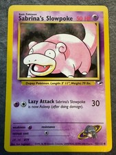 Pokemon Gym Heroes Common Card - Sabrina's Slowpoke 95/132 MP on eBay