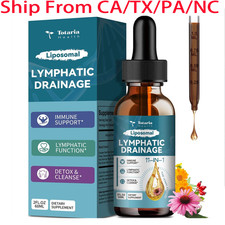 11 In 1 Organic Lymphatic Drainage Supplement Liposomal Lymphatic Drainage Drops