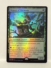 Weaver of Harmony Kamigawa: Neon Dynasty (NEO) Rare 213/302 Lightly Played Foil