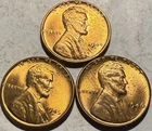 1944 D 1945 D 1946 D Lincoln Wheat Cent BU RD - R88