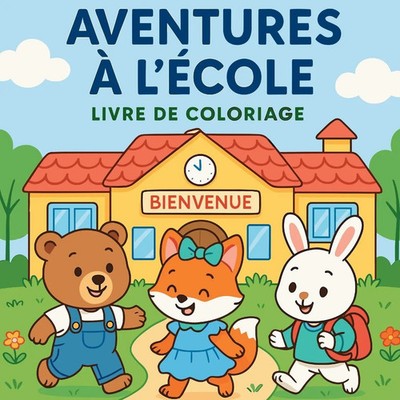 Chris Martin | Aventures à l'école - Livre de coloriage | Taschenbuch (2025)