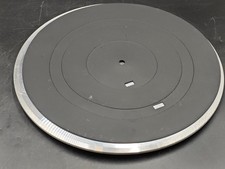 Sanyo P75 Turntable Platter  Rubber Mat Used Working