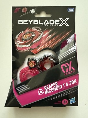 Beyblade X Reaper Incendio T 4-70K CX Starter Pack Top w/ Launcher *NEW* Hasbro