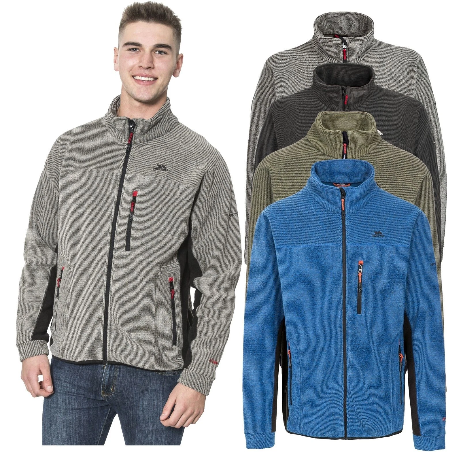 Trespass Mens Fleece Jacket with Full Zip Walking Casual Jynx
Opens in a new window or tab