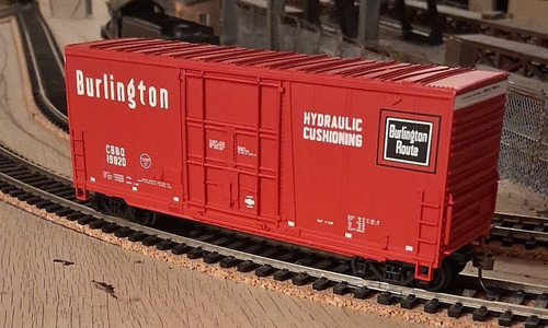 Bachmann Burlington Hi-Cube Box Car Wagon - No.19820 - 76036 - Spur HO - Originalverpackt | Condition: Used