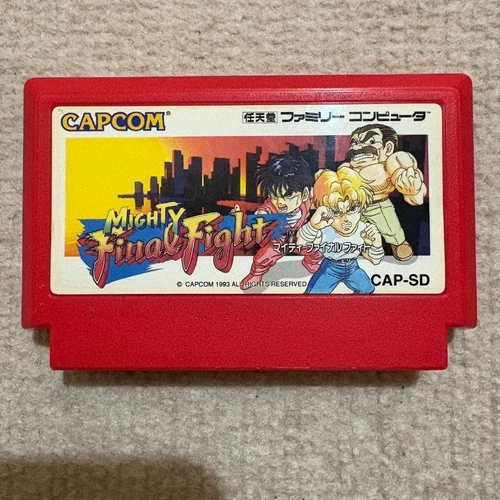 FC Mighty Final Fight NES Nintendo Famicom CAPCOM From JAPAN