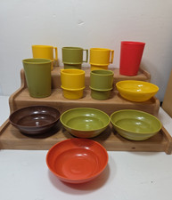 Vintage Tupperware Toys Mini Serve It Children's Play Dishes -- Lot of 13