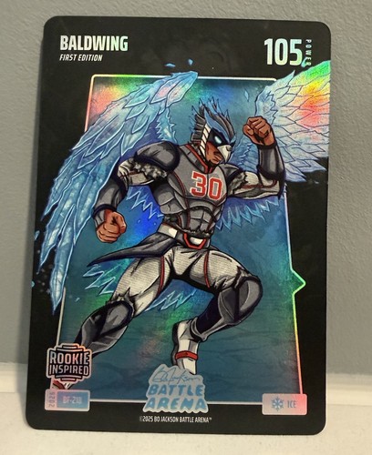 2026 Bo Jackson Battle Arena Baldwing Drake Baldwin #BF-218 Ice BattleFoil Ice