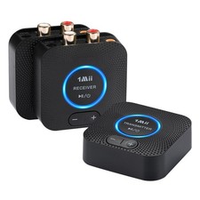 2.4 GHz 1 TX 2 RX Wireless Audio Transmitter Receiver Set for TV, 25ms Low ...