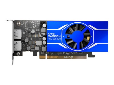 AMD Radeon Pro W6400 Graphics card RDNA 2 4 GB GDDR6 PCIe 4.0 x4 100-506189
