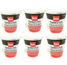 6 Oatey Plumbers Putty Caulking  Sealing Compound, Part 31166  14 oz