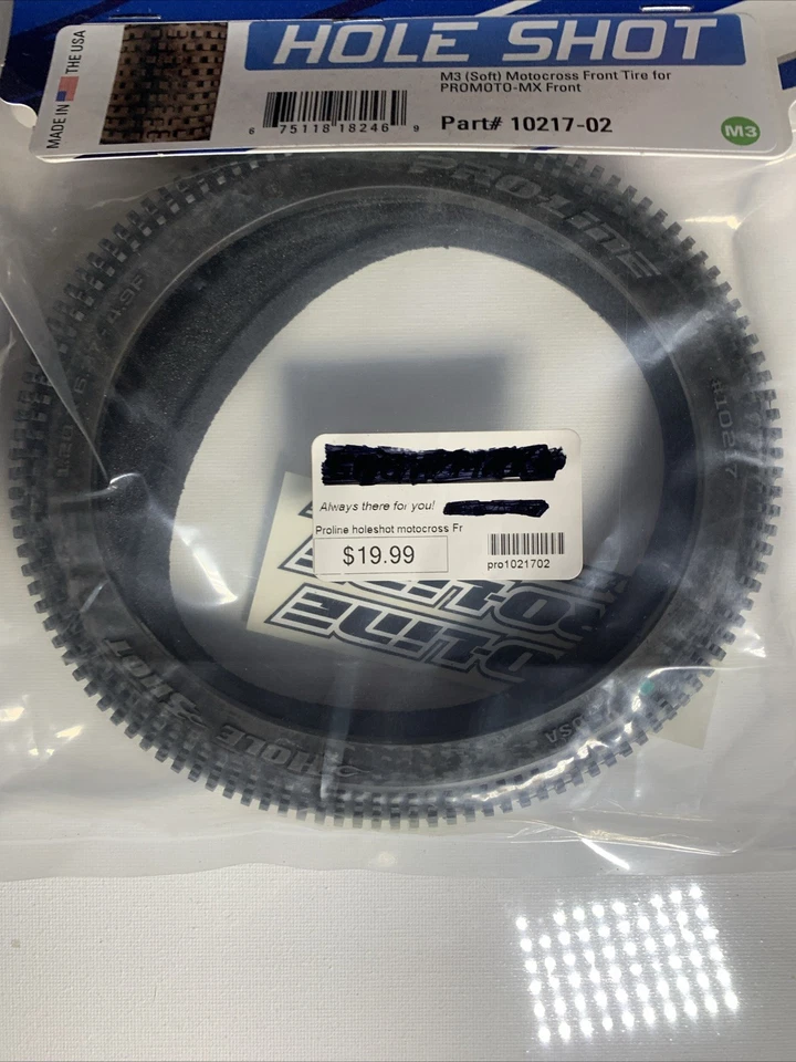 Pro-Line Hole Shot M3 Soft Motocross Front Tire Promoto-MX 10217-02 NEW - Image 2 of 3