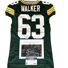 Rasheed Walker GAME WORN 09/6/24 PHOTO MATCHED Green Bay Packers Jersey v Eagles