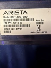 NEW IN BOX Genuine Arista QSFP-40G-PLRL4 Optical Transceiver XVR-10013-20