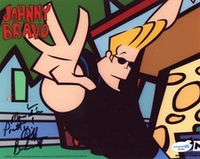 Jeff Bennett Signed "Johnny Bravo" Autograph 8x10 Photo Voice Actor ACOA COA
