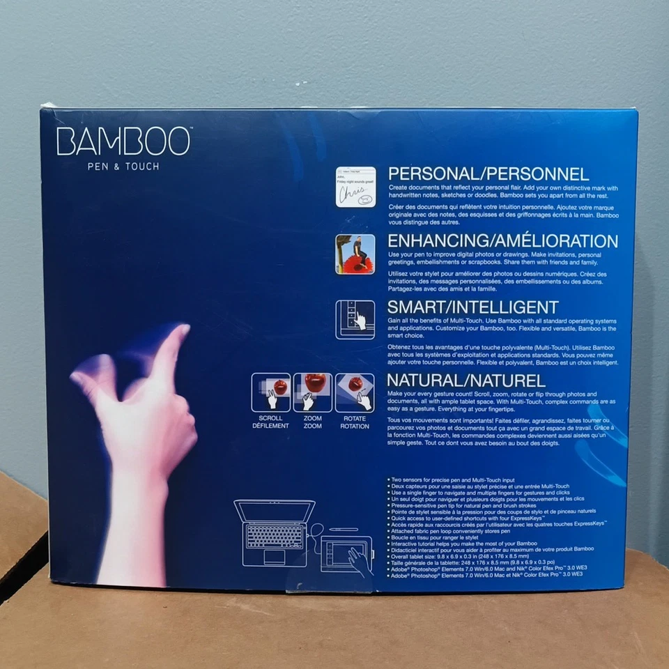 Wacom Bamboo Pen & Touch Graphic Tablet CTH-460 Signature Pad (Open Box) - Image 2 of 4