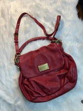 Marc Jacobs Ukita Rock Lobster Leather Red Handbag Crossbody